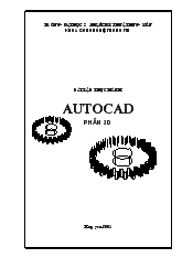 Bài tập thực hành với autocad