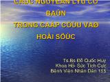 Các nguyên lý cơ bản trong cấp cứu và hồi sức