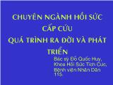 Chuyên ngành hồi sức cấp cứu quá trình ra đời và phát triển