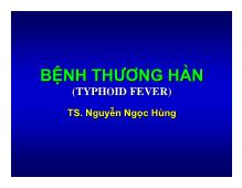 Giải phẫu bệnh - Bệnh thương hàn