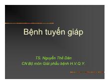 Giải phẩu bệnh tuyến giáp