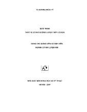 Giáo trình thiết bị cơ khí xưởng luyện thép lò điện