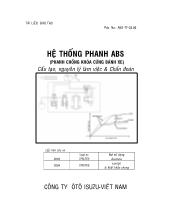 Hệ thống phanh ABS