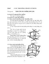 Hình họa học hình - Giao của các không gian con
