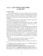 Hình họa học hình - Giao tuyến của mặt phẳng và một mặt