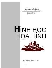 Hình họa học hình - Mở đầu