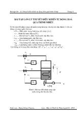 Lý thuyết điều khiển tự động hóa quá trình nhiệt