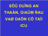 Sử dụng an thần, giảm đau và dãn cơ tại icu