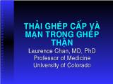 Thải ghép cấp và mạn trong ghép thận