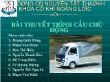 Thuyết trình cầu chủ động của xe ô tô