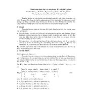 Tính toán động học và mô phỏng 3D Robot Gryphon