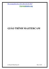 Giáo trình mastercam