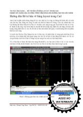 Hướng dẫn bố trí bản vẽ layout trong autocad