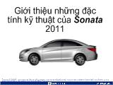 Tài liệu đào tạo xe ô tô sonata 2011