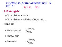 Acid carboxylic hỗn chức