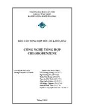 Công nghệ tổng hợp Chlorobenzene
