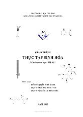 Giáo trình thực tập sinh hóa