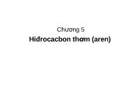 Hiđrocacbon thơm (aren)