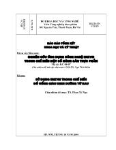 Nghiên cứu ứng dụng công nghệ enzim trong chế biến đồ uống