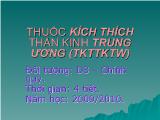 Thuốc kích thích thần kinh trung ương (tkttktw)