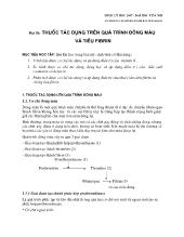 Thuốc tác dụng trên quá trình đông máu và tiêu fibrin