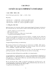 Cơ sở các quá trình xử lý hóa học quá trình trung hòa