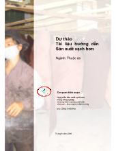 Dự thảo tài liệu hướng dẫn sản xuất sạch hơn - Ngành Thuộc da