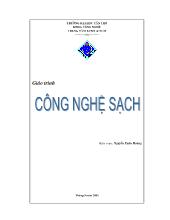 Giáo trình: Công nghệ sản xuất sạch