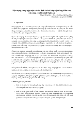 Hiện trạng rừng ngập mặn và xác định các loài thực vật trồng ở khu vực