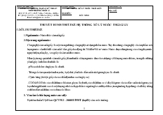 Thuyết minh thiết kế hệ thống xử lý nước thải giấy