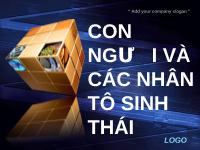 Tiểu luận Sinh thái học - Con người và các nhân tô sinh thái
