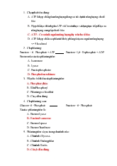 Trắc nghiệm về polysaccharide