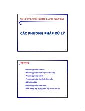 Xử lý ctr công nghiệp và ctr nguy hại