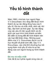 Yếu tố hình thành đất