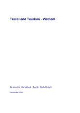 Báo cáo NGÀNH DU LỊCH Việt Nam - Travel and Tourism