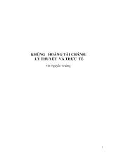 Khủng hoảng tài chánh: Lý thuyết và thực tế