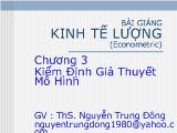 Kiểm Định Giả Thuyết Mô Hình