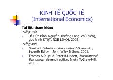 Kinh tế quốc tế
