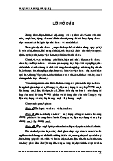Phân tích dự án đầu tư xây dựng tổ hợp sản xuất bê tông thương phẩm và bê tông đúc sẵn của Công ty vật liệu xây dựng và xây lắp thương mại - Bộ thương mại