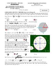 Tổng hợp đề thi, đáp án đại học, cao đẳng qua các năm môn Vật Lý