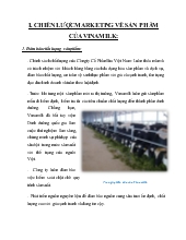 Chiến lược marketing về sản phẩm của vinamilk