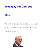 Một ngày với CEO của Shell