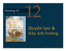 Quyền lực và gây ảnh hưởng