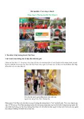 Tìm hiểu về thị trường bán lẻ tổng công ty thương mại Hà Nội