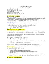 Bài tập hoạch định dòng tiền ( các dạng bài tập + lời giải và phân tích)