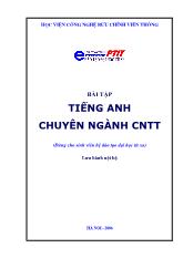 BÀI TẬP TIẾNG ANH CHUYÊN NGÀNH CNTT