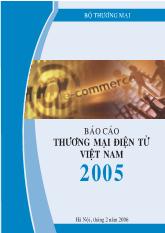 Báo cáo Thương mại điện tử của Việt Nam năm 2005