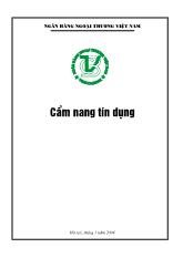 Cẩm nang tín dụng VietcomBank