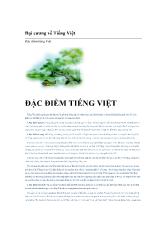 Đại cương về Tiếng Việt