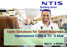 Open Solutions for Smart Business Opensource CRM & Triển khai